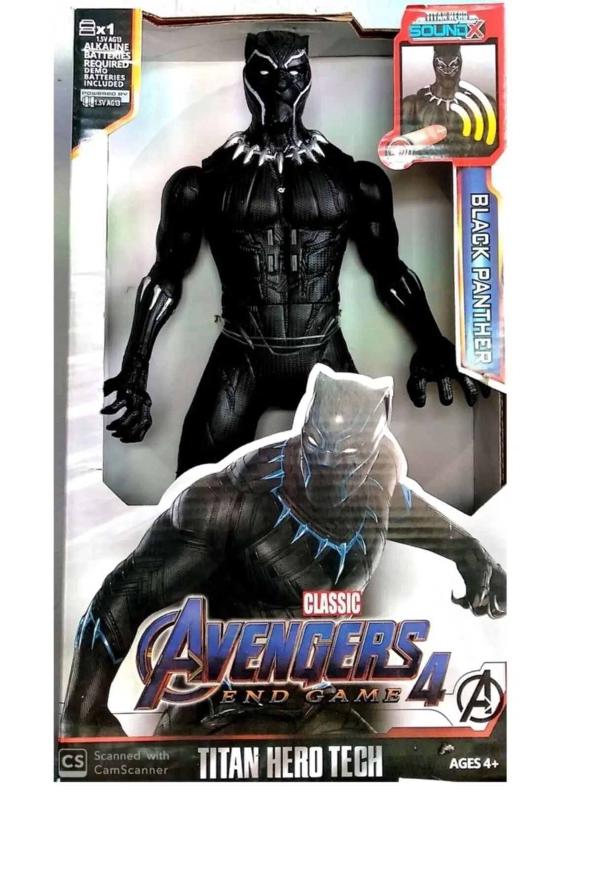 Black Panther Sesli Işıklı Figür Oyuncak